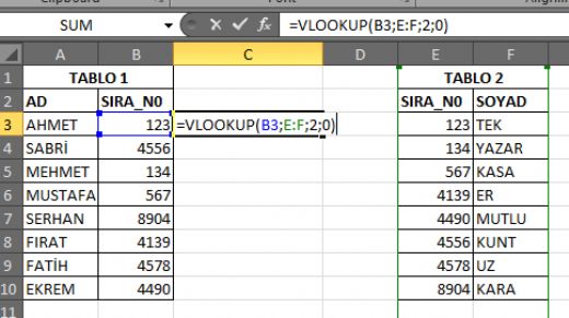 Excel Ara Forml