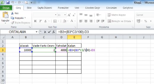 Excel Çarpma Formülü Nedir?