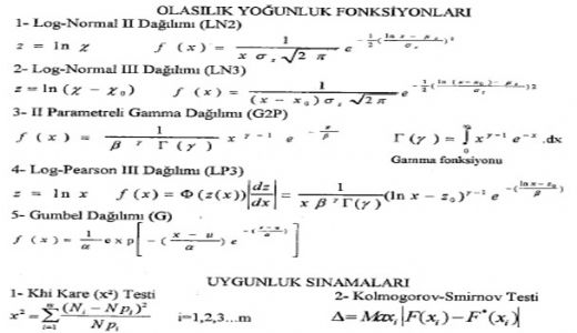 statistik Formlleri